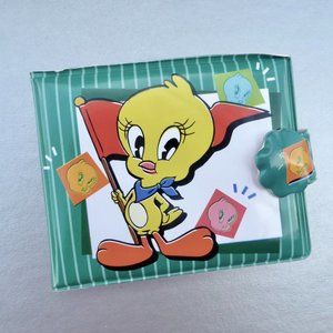 Tweety Bird Wallet Padded Mirror Notepad Billfold